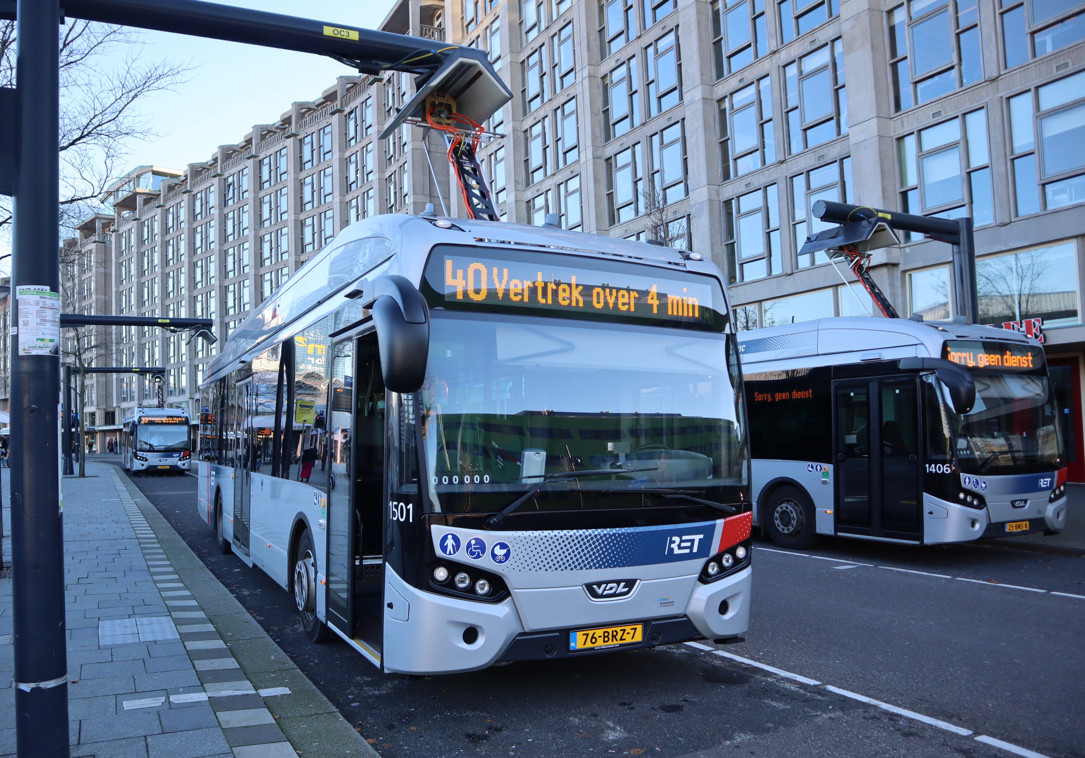 RET neemt tweede serie zero emissiebussen in gebruik |