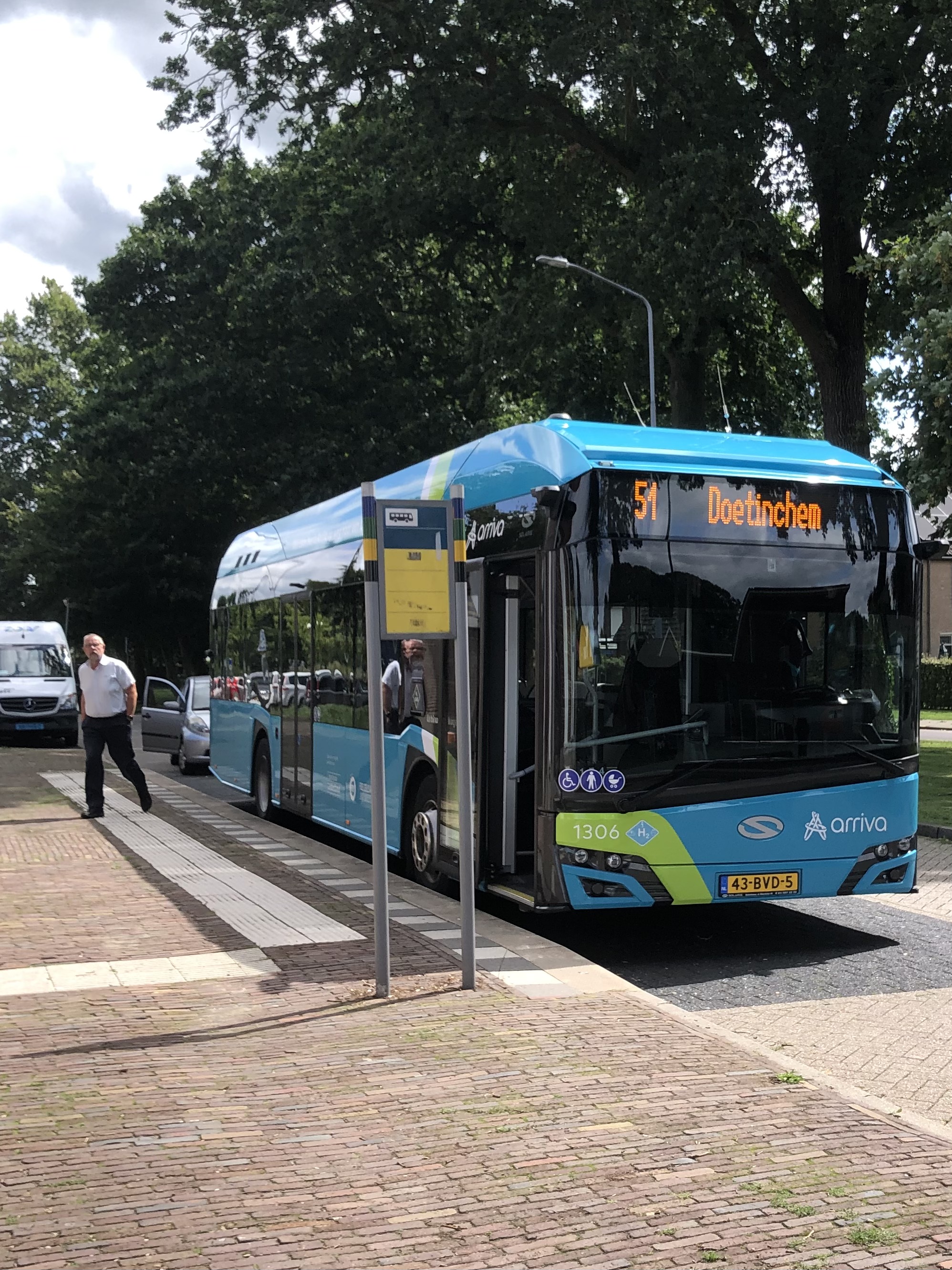 De huidige generatie bussen kent emissieloze aandrijflijnen, zoals waterstof. Bron: Frank van Setten