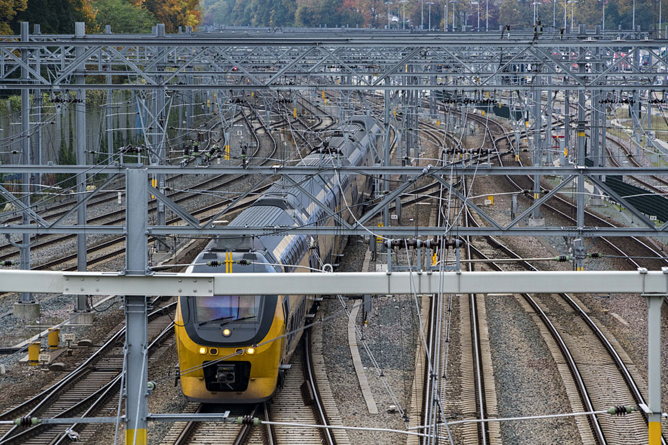 De sporen naar het station zijn al eerder vernieuwd.