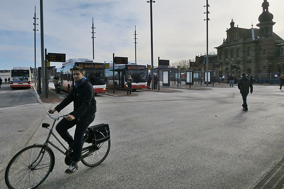 Het busstation is opnieuw ingericht.