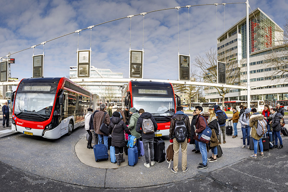 Het hov-net van Eindhoven is sinds december gelelektrificeerd.