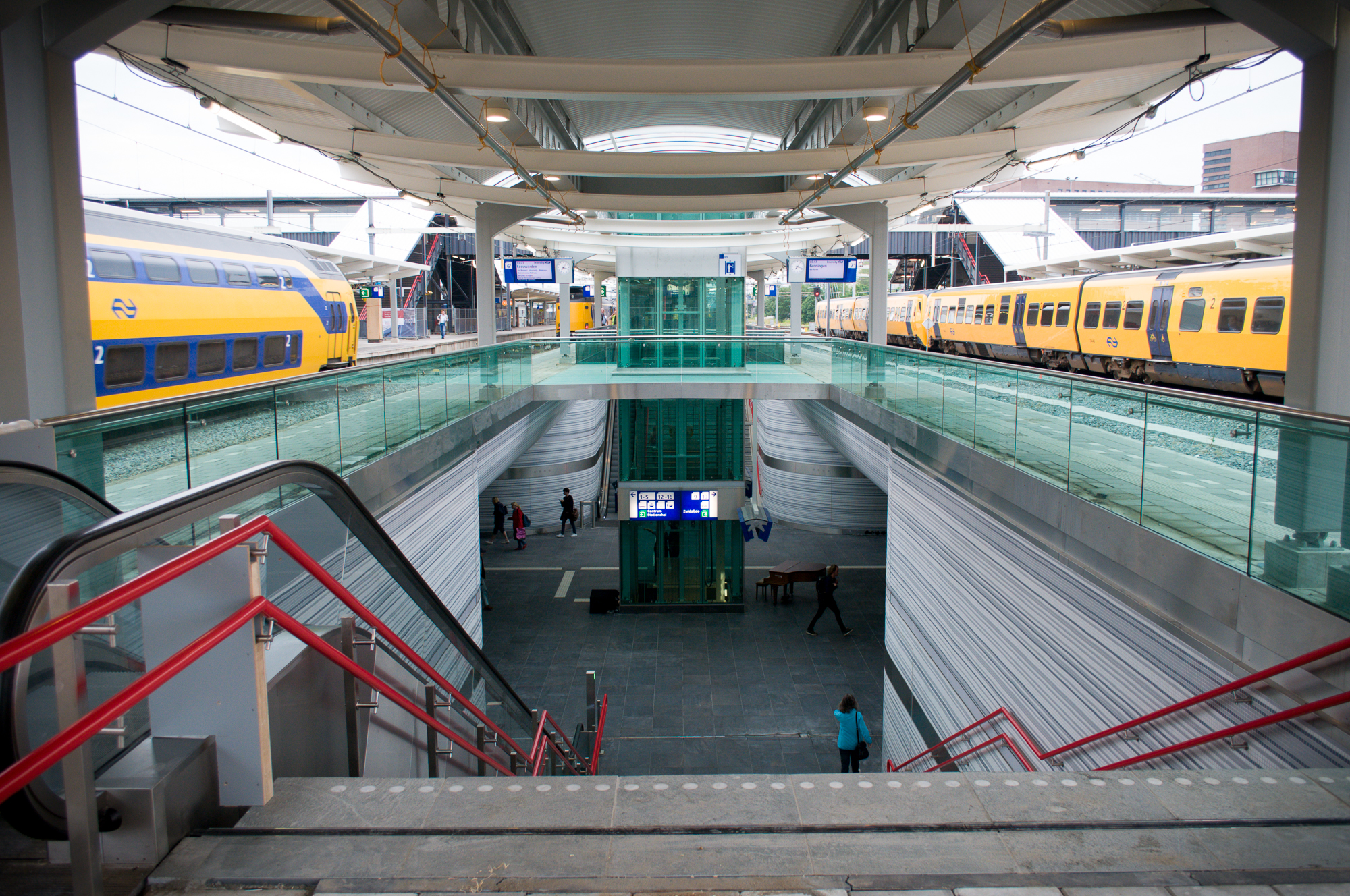 Nieuwe spoortunnel station Zwolle. De tunnelvloer is gemaakt van ruim 1400 m3 beton.