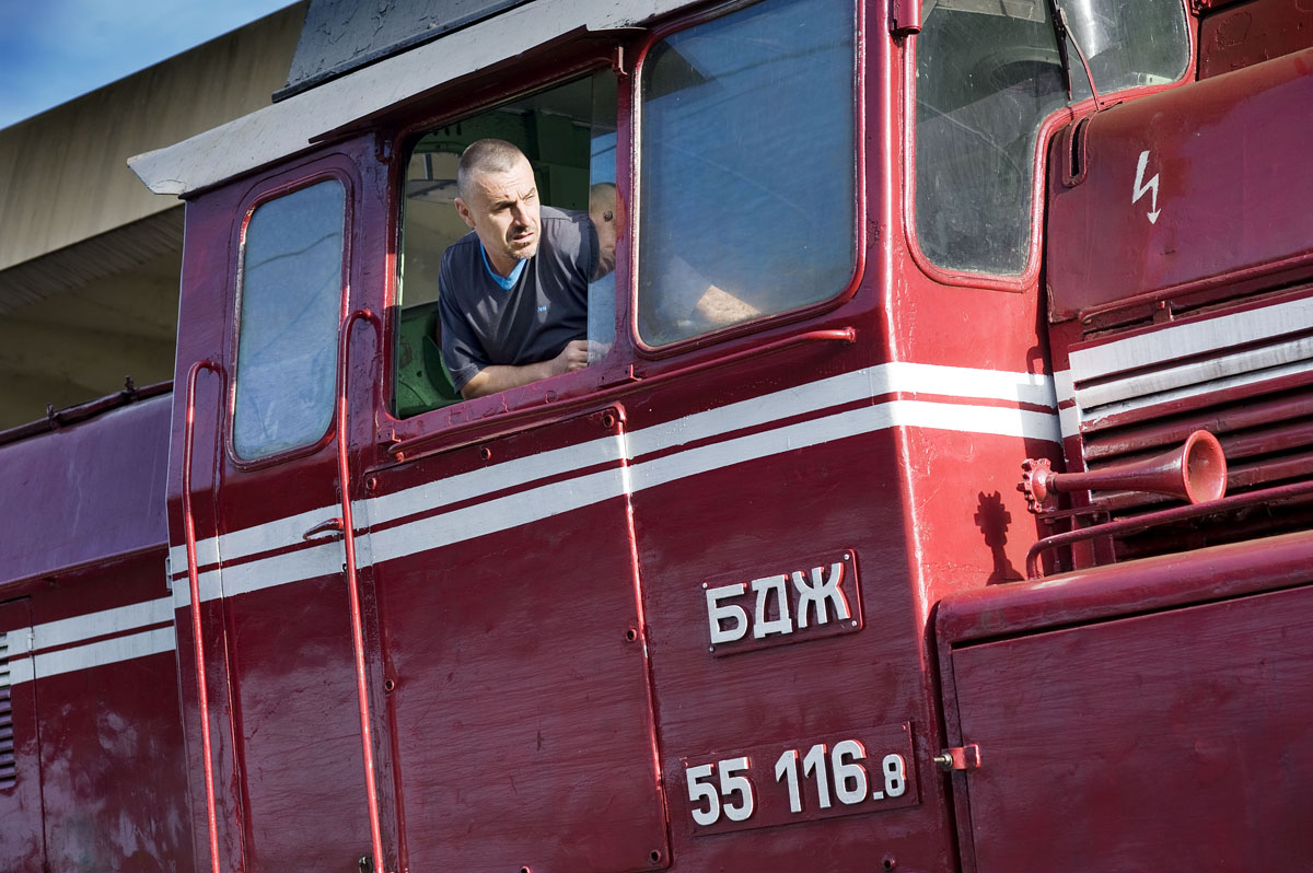 De Intercity vanuit Boekarest, Roemenië, naar Istanboel, Turkije: "Dat waren slechts een paar wagens over enkelspoor."