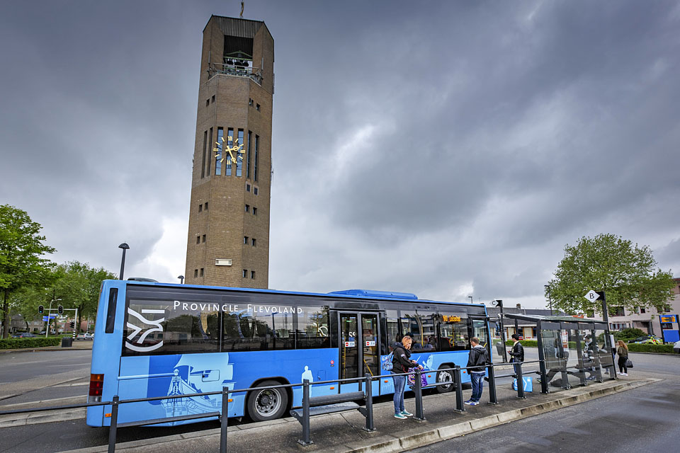 Bussen van OV Regio IJsselmond.