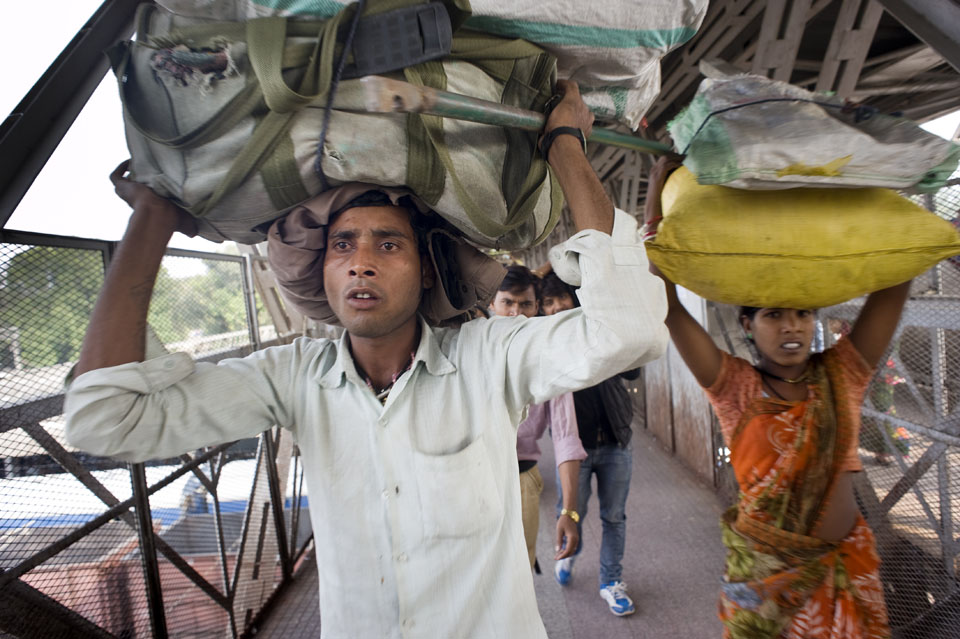 Passerelle op station Bhopal.