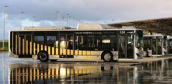 E-bussen Schiphol real time gemonitord