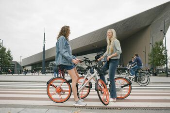 Chinese deelfietsen actief in Rotterdam