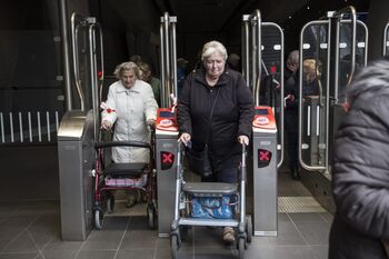 Rebellenclub test toegankelijkheid Noord/Zuid-lijn