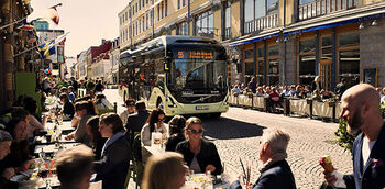 Volvo’s eerste batterijbus rijdt in Göteborg