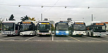 Bus- en batterijbouwers getest in Bonn