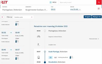 RET introduceert drukte-indicator