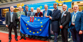 In het kader van het Europese jaar van het Spoor reed de Connecting Europe Express in 2021 door 26 Europese landen en deed begin oktober Nederland aan. ©Railforum