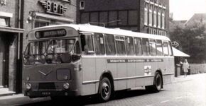 Een standaardbus uit de jaren 60 met voor die tijd moderne transmissie en acceleratie. (bron: BBA Archief)