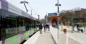 Tram-trein voor de corridor