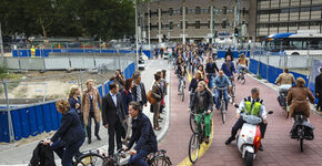 Stem trein af op de fiets