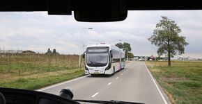 Busbaan in de omgeving van Schiphol.