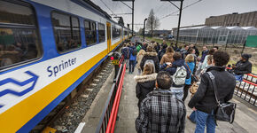 Wachten tot de trein voorbij is...