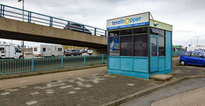 Het kantoortje van de Texelhopper is vaak dicht. 