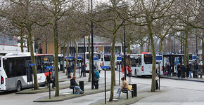 Het nieuwe busstation krijgt een eilandperron.