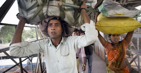 Passerelle op station Bhopal.