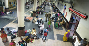 Stationshal van Secunderabad.