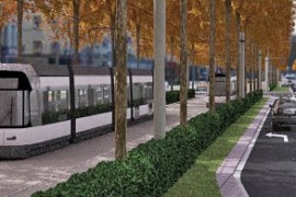 Straatvechten voor lightrailprojecten