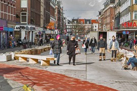 Hekken Noord/Zuidlijn weg uit De Pijp