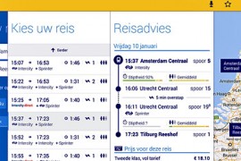 ns reisplanner toont advies voor hele ov