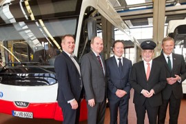 Eerste gelede e-bus van VDL in Keulen