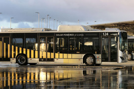 E-bussen Schiphol real time gemonitord