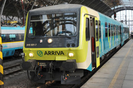 Arriva concurreert met trein rond Praag