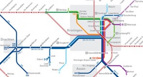 ‘Metrokaart’ hov Noordoost-Nederland