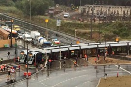 Luxemburgse tram maakt eerste testrit