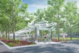 Nieuwe fietsparking bij Amsterdam Zuid