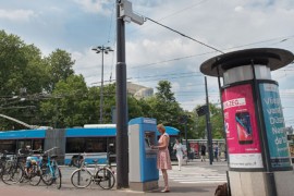 Vier tophaltes met wifi-hotspots in Arnhem