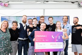 Slimme 5G-oplossing wint Hackatrain 2019